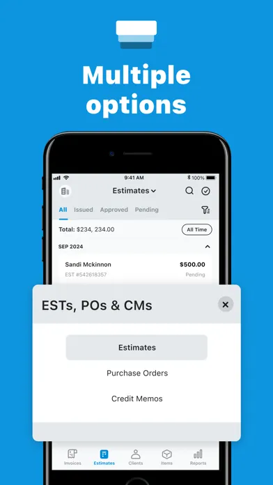 Tiny Invoice: Receipt Maker سکرین شاٹس