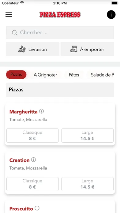 Pizza Espress Ekran Görüntüleri