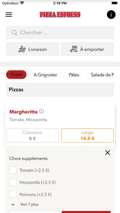 Pizza Espress Ekran Görüntüleri
