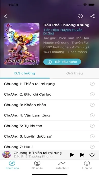 Ảnh chụp màn hình của Góc Truyện Audio
