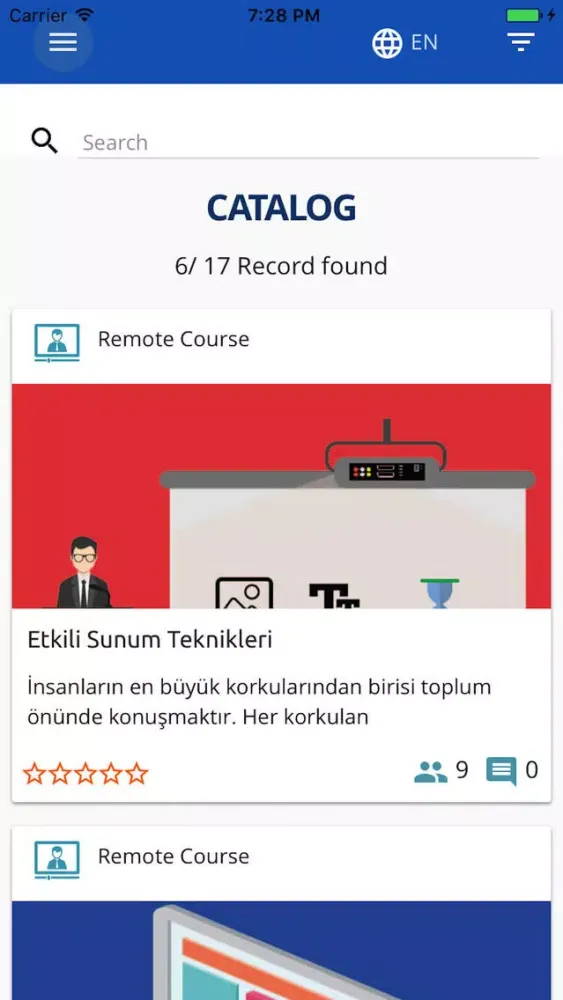 Zrzuty ekranu BTK Akademi