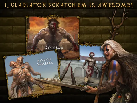 Скриншоты I, Gladiator Scratch'em iPad 