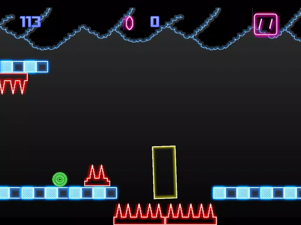 Ảnh chụp màn hình của A Bouncing Neon Ball - World's Hardest Game iPad 
