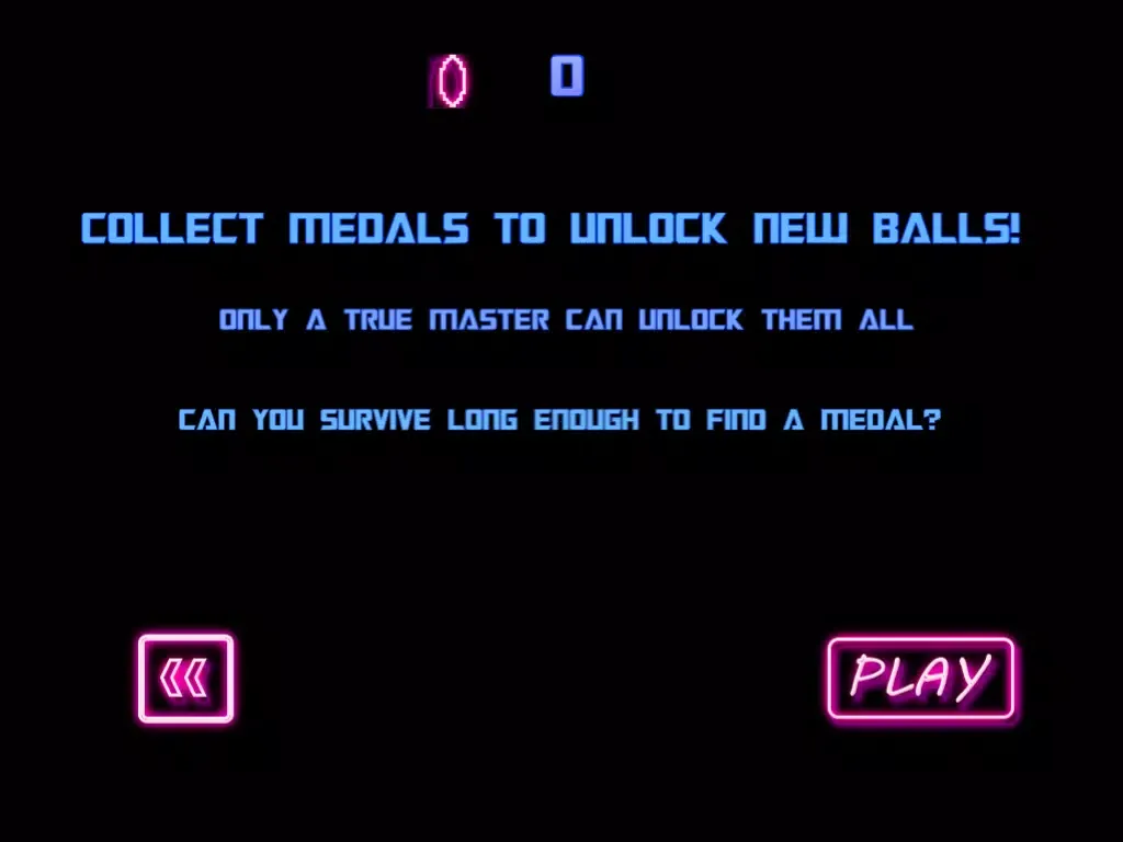 Ảnh chụp màn hình của A Bouncing Neon Ball - World's Hardest Game iPad 
