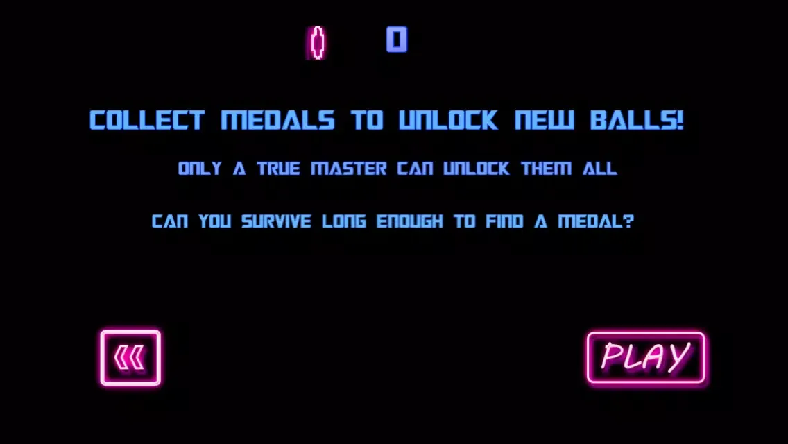 Ảnh chụp màn hình của A Bouncing Neon Ball - World's Hardest Game