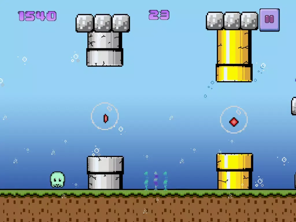 Zrzuty ekranu Splashy Squid - The Adventure of a Tiny Squid iPad 