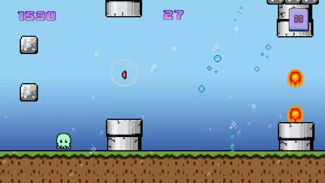 Zrzuty ekranu Splashy Squid - The Adventure of a Tiny Squid