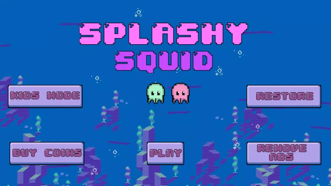 Zrzuty ekranu Splashy Squid - The Adventure of a Tiny Squid