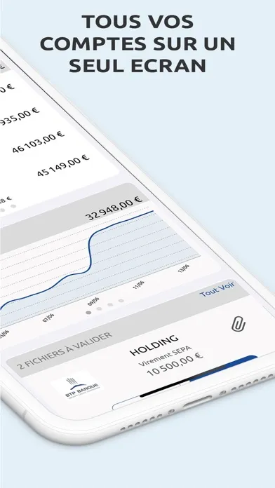 Suite Mobile BTP Banque Screenshots