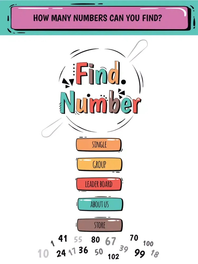 Capturas de pantalla de Find Number - Brain Challenge iPad 