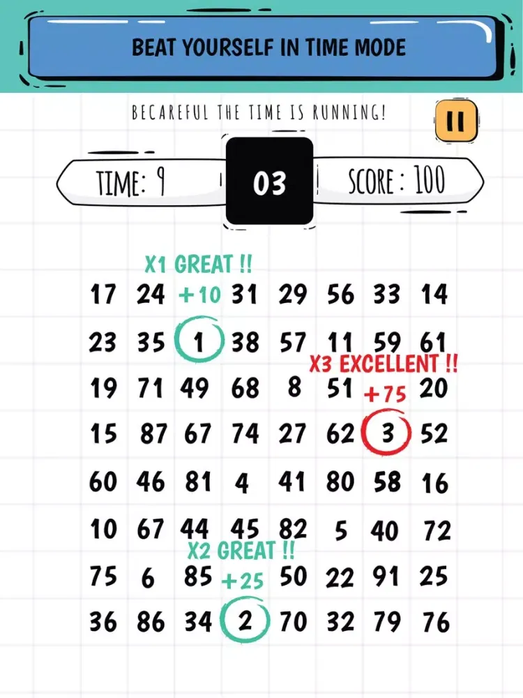 Capturas de pantalla de Find Number - Brain Challenge iPad 
