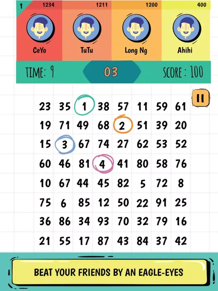 Capturas de pantalla de Find Number - Brain Challenge iPad 