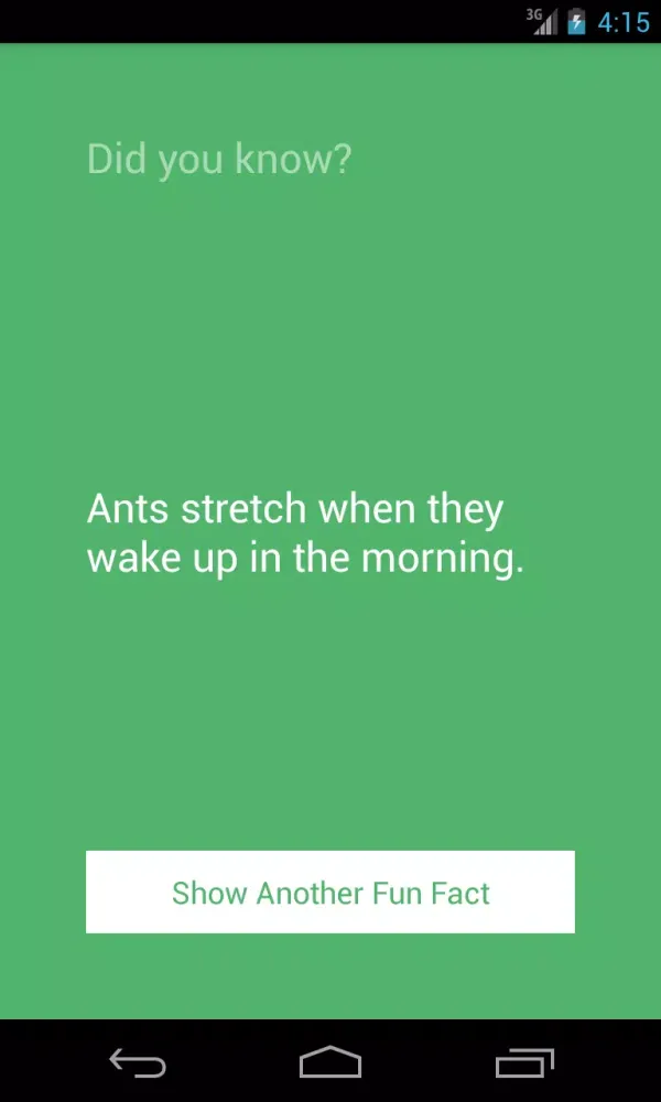 Fun Facts应用截图