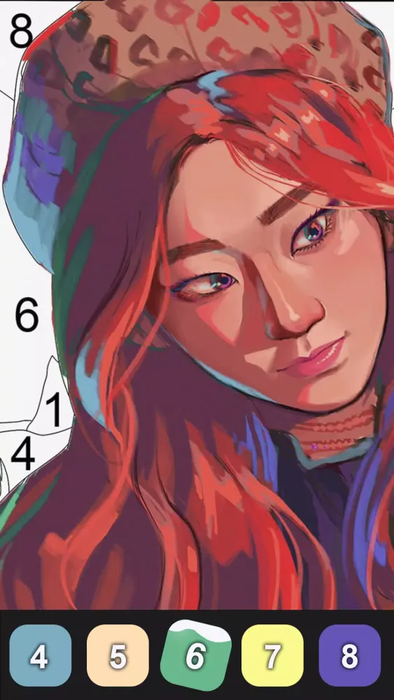 Kpop Paint by Numbers BT21 Screenshots