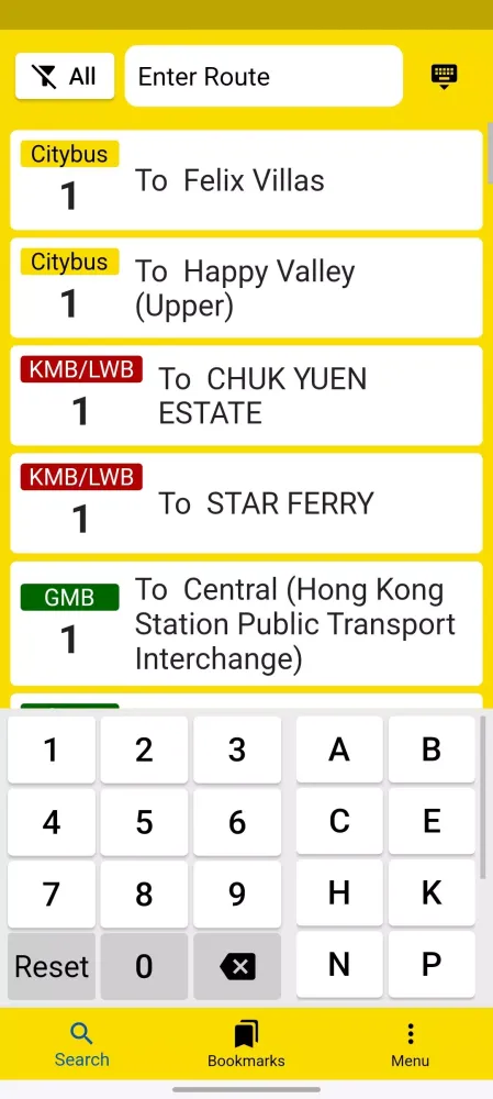 Tangkapan skrin Citybus Lite