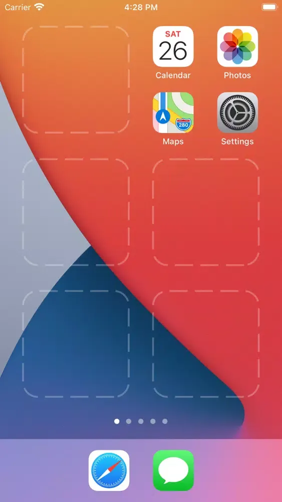 Tangkapan layar Transparent Widget - TWid