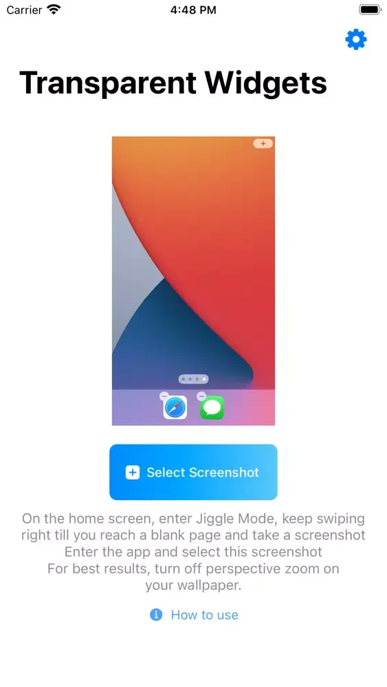 Tangkapan layar Transparent Widget - TWid