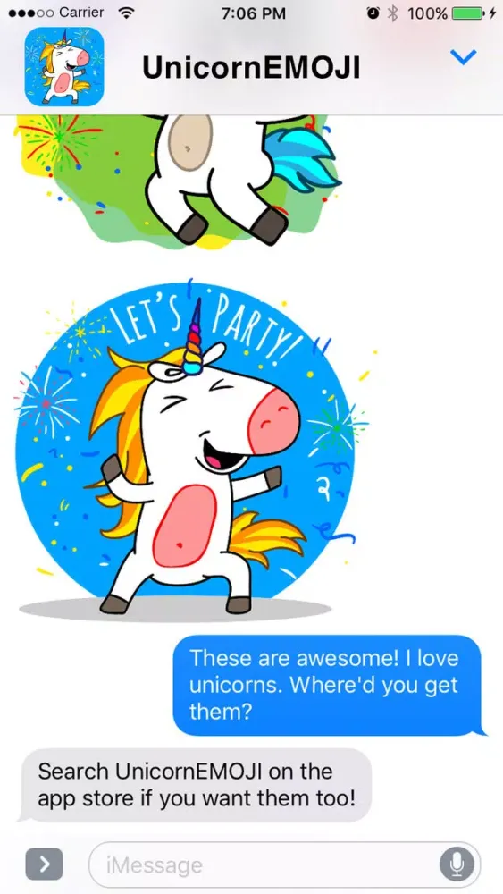 UnicornEMOJI - Magical Stickers Friends & More Screenshots