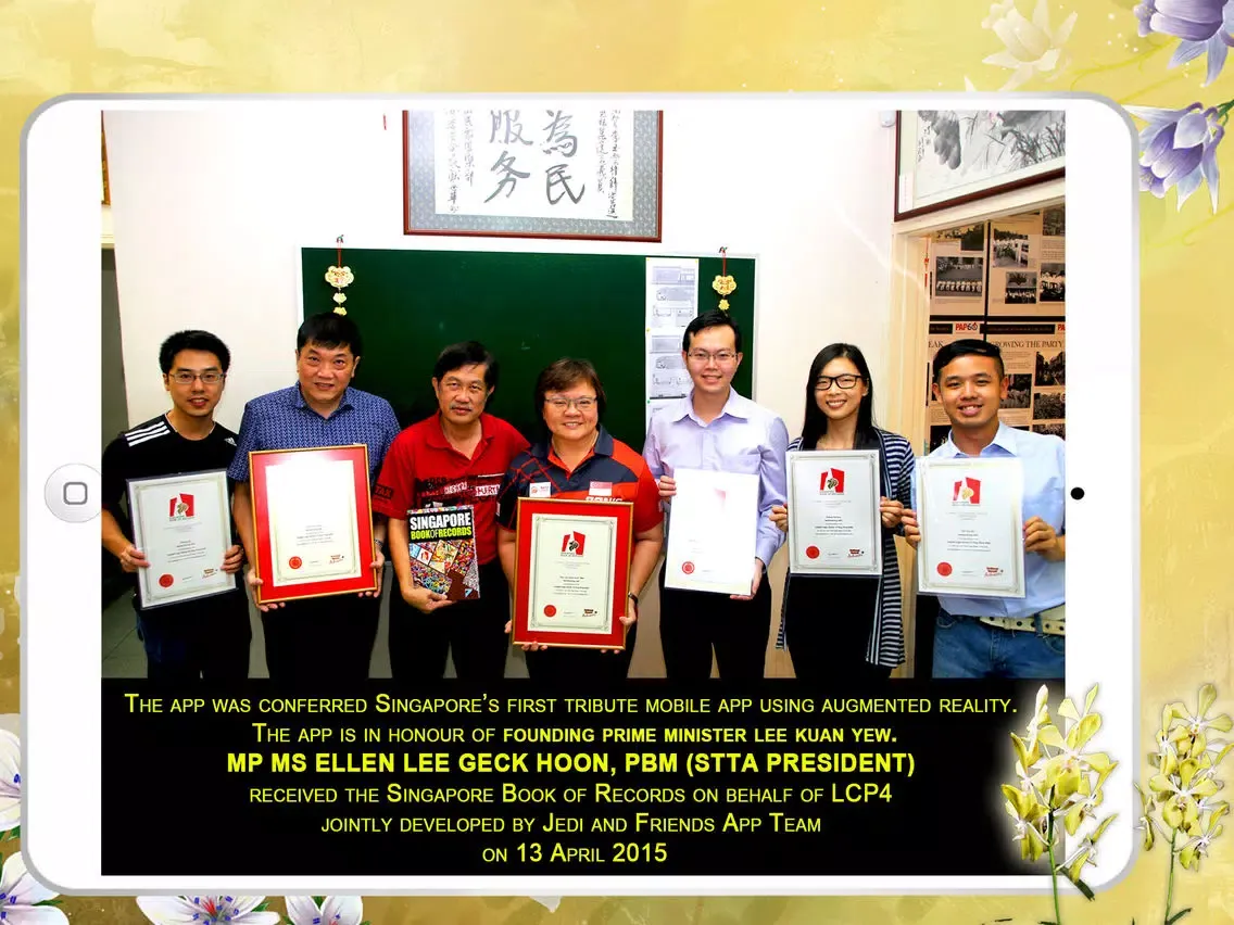 Screenshot di Loving MM Lee Kuan Yew iPad 