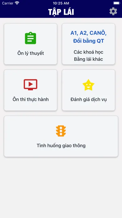 Tập Lái - Ôn Thi GPLX 600 Câu スクリーンショット