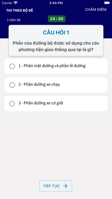 Tập Lái - Ôn Thi GPLX 600 Câu スクリーンショット
