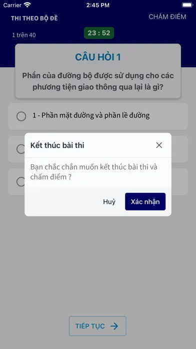 Tập Lái - Ôn Thi GPLX 600 Câu スクリーンショット
