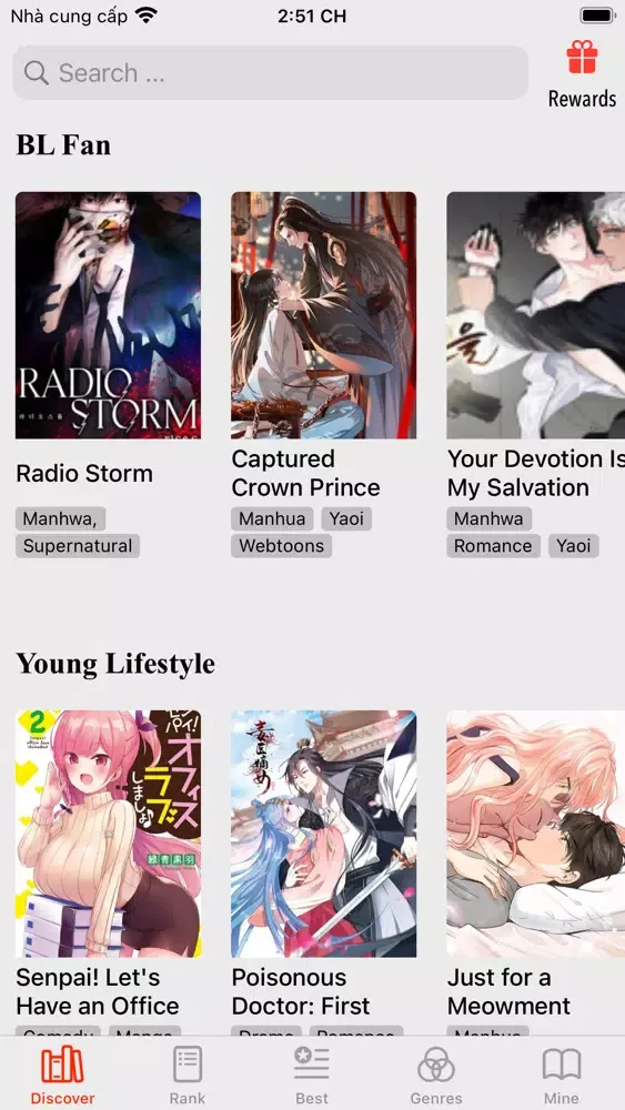 Screenshot di Manga Reader: Comic & Webtoons