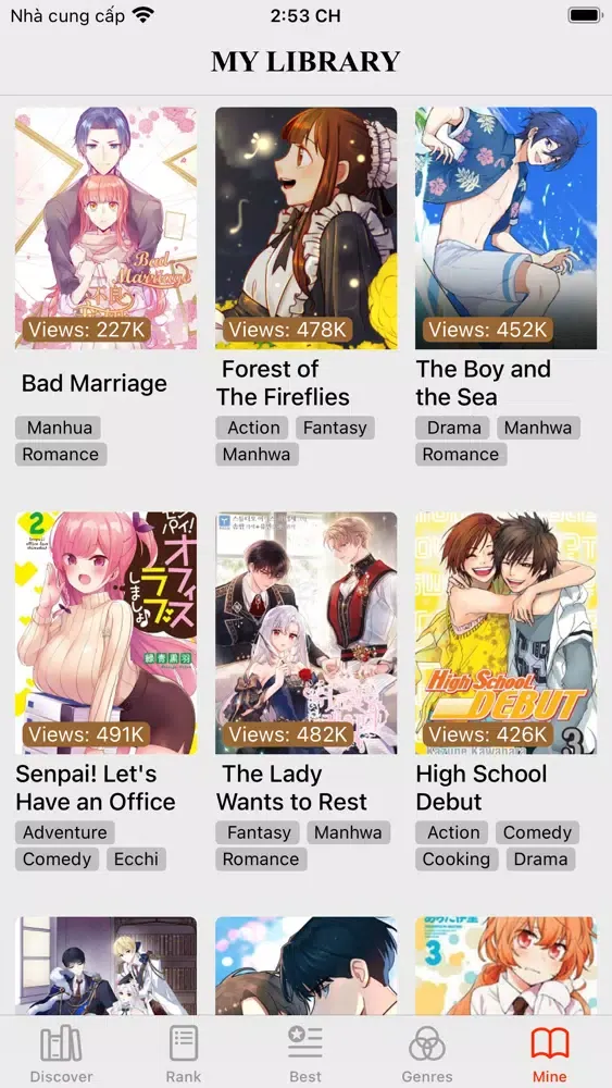 Screenshot di Manga Reader: Comic & Webtoons