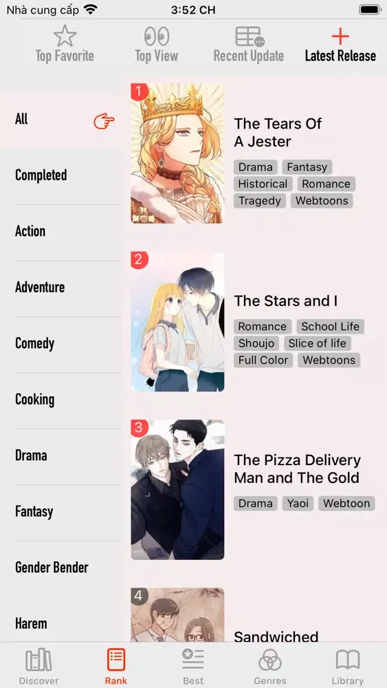 Screenshot di Manga Reader: Comic & Webtoons