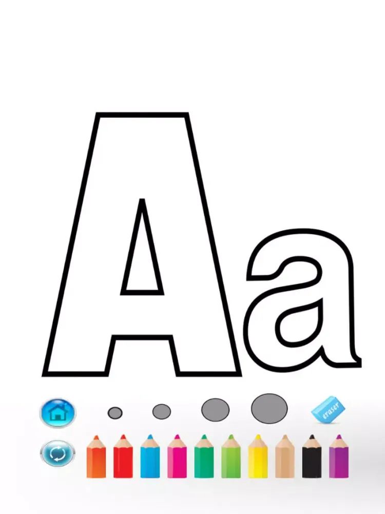 Скриншоты ABC Alphabet Color Book iPad 