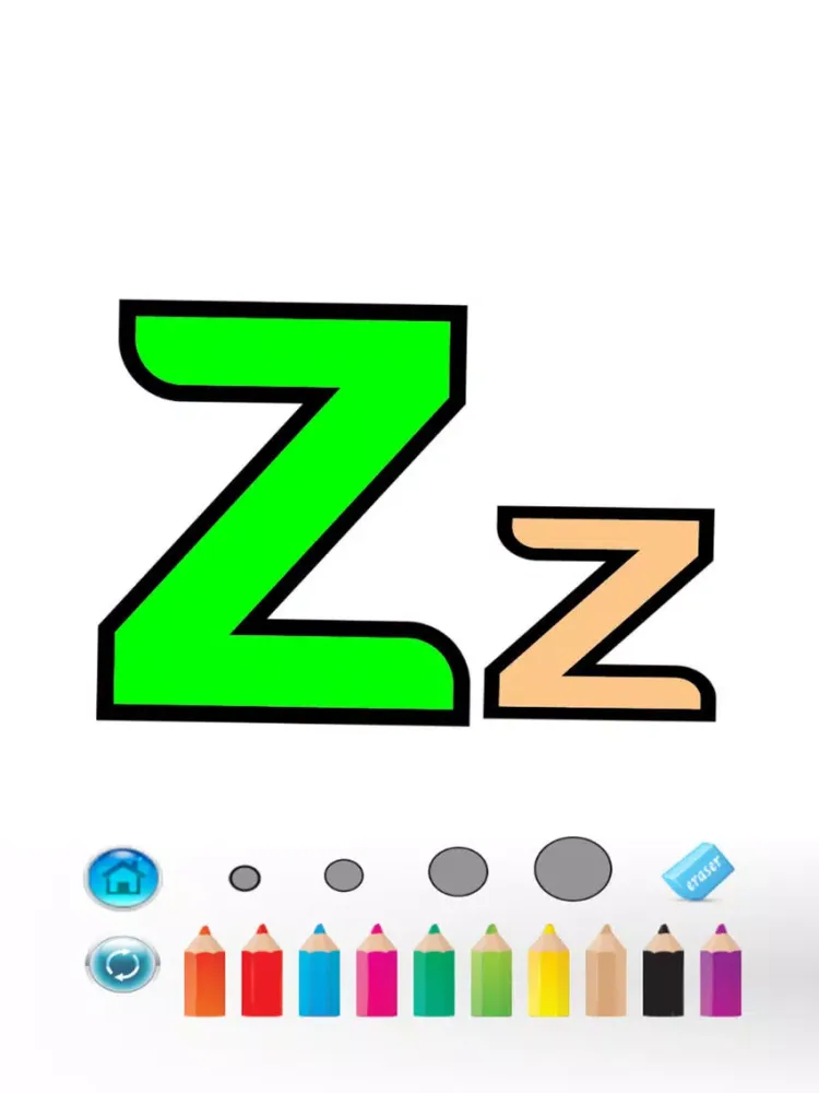 Скриншоты ABC Alphabet Color Book iPad 
