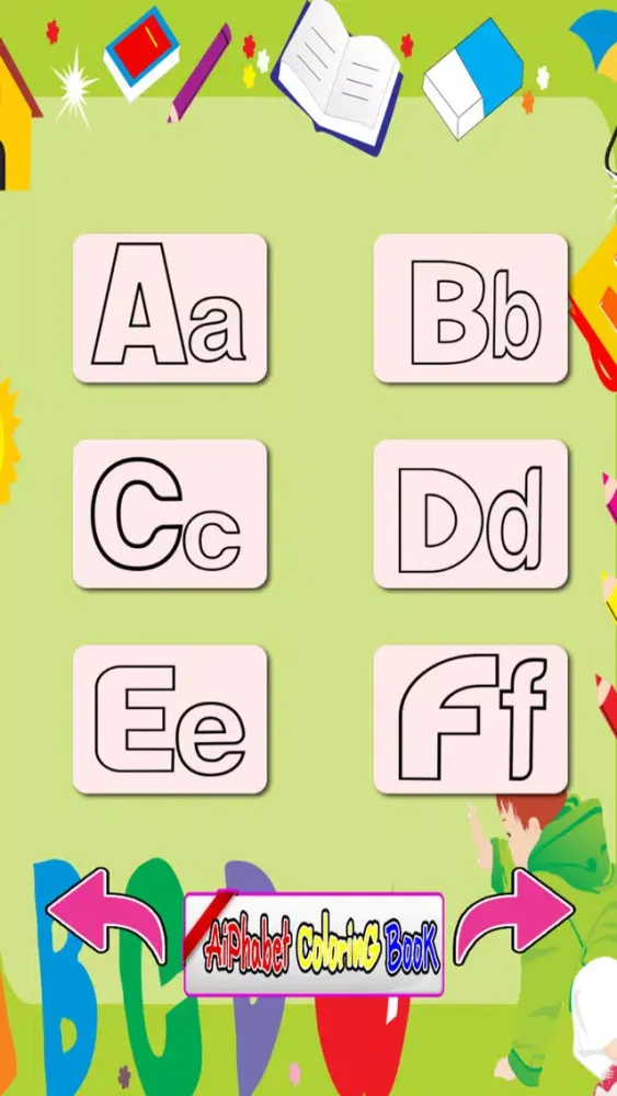 Скриншоты ABC Alphabet Color Book