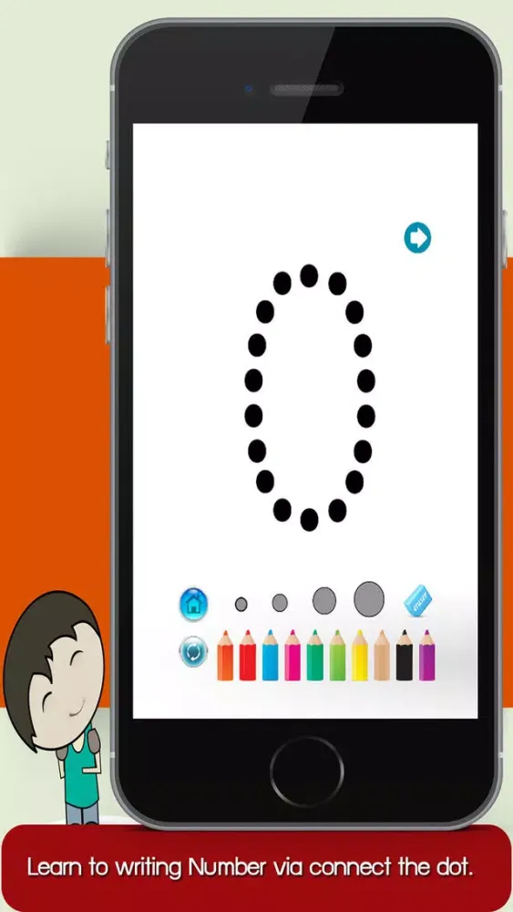 Captures d'écran de Connect The Dots Learn Numbers - writing for kids