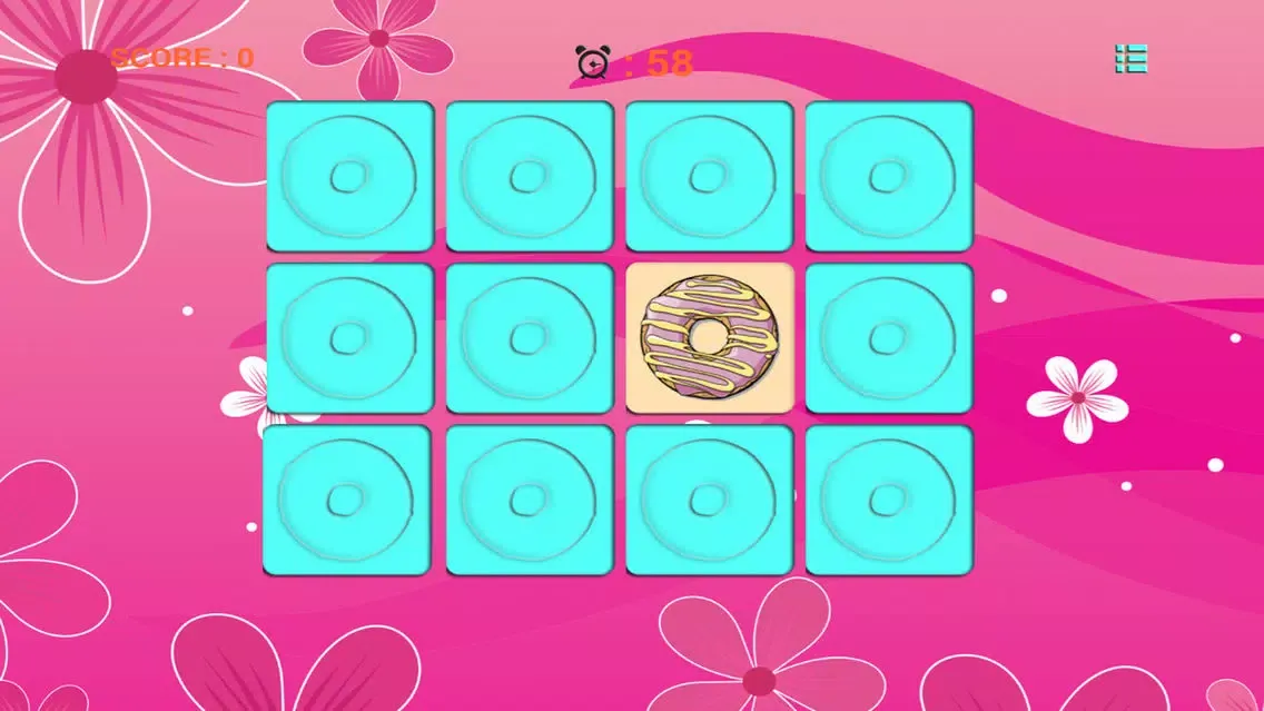 Hot Donut Matching Cards - brain fitness Screenshots