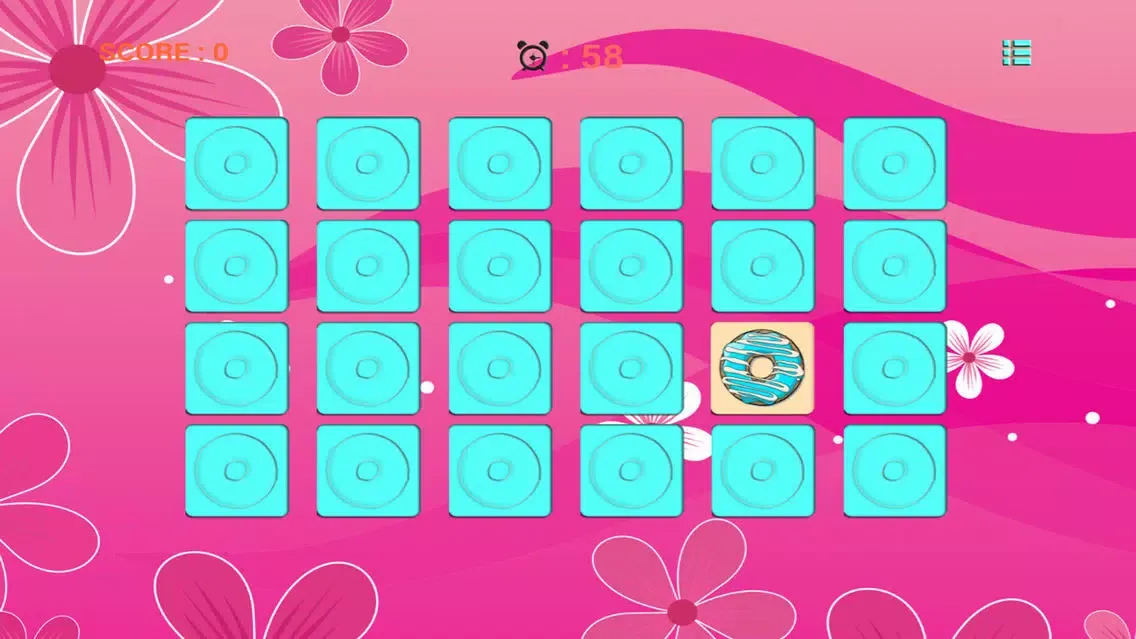 Hot Donut Matching Cards - brain fitness Screenshots