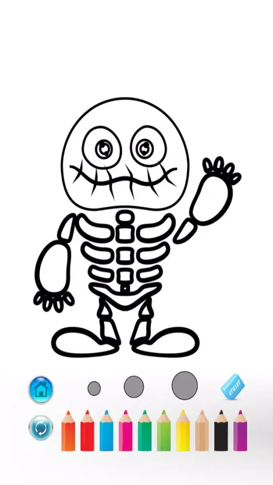 ภาพหน้าจอของ Monster Coloring Book - finger painting fantasy games