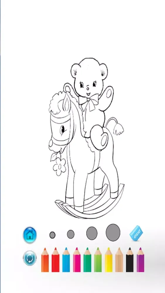 Teddy bear maker SpinArt - kids & toddlers educational game スクリーンショット