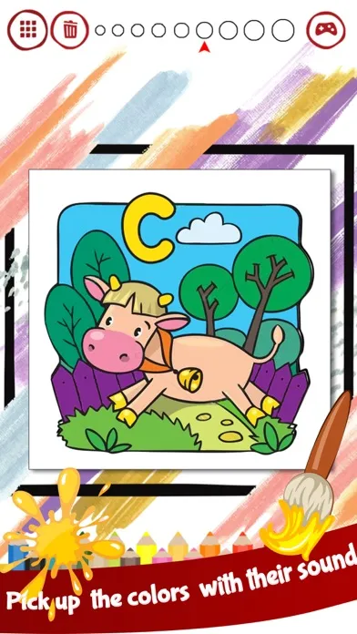 Animals alphabet Coloring Book Screenshots