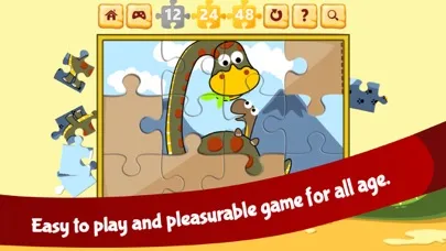 Cute Dinosaur Jigsaw Puzzle Screenshots