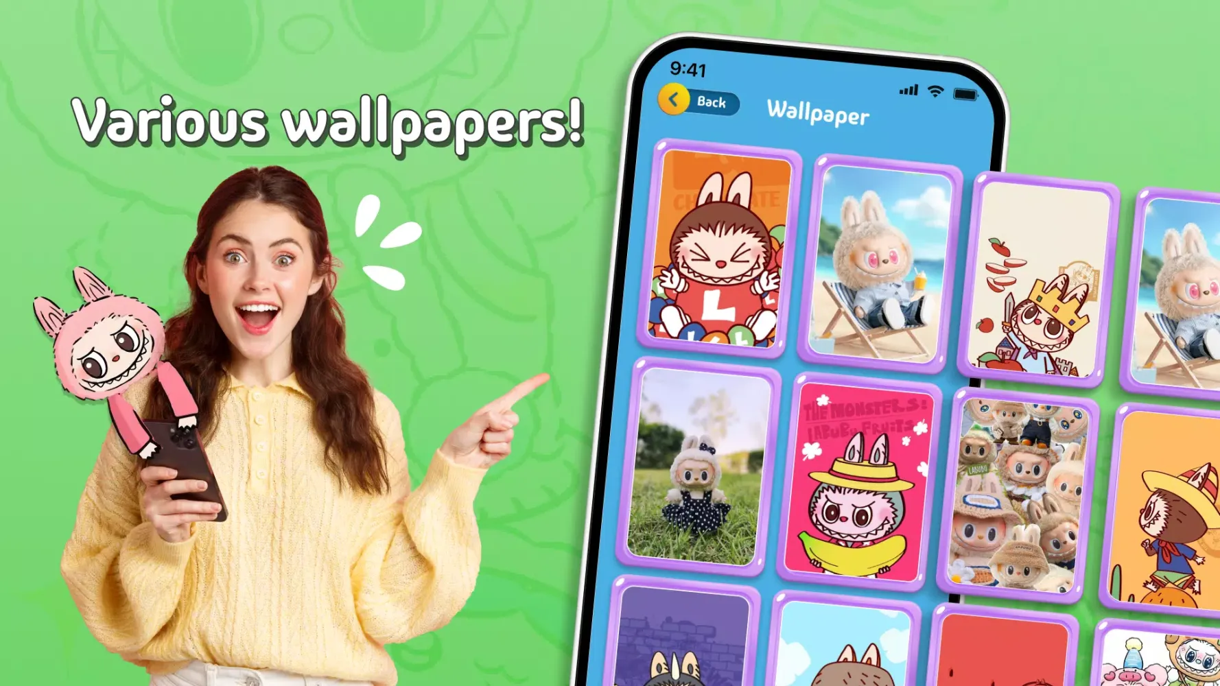 Labubu Screen: Cute Wallpapers Screenshots