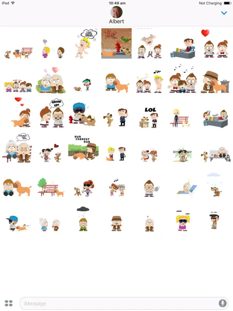 Captures d'écran de Best Friends Stickers iPad 