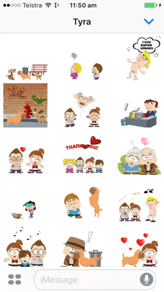 Captures d'écran de Best Friends Stickers