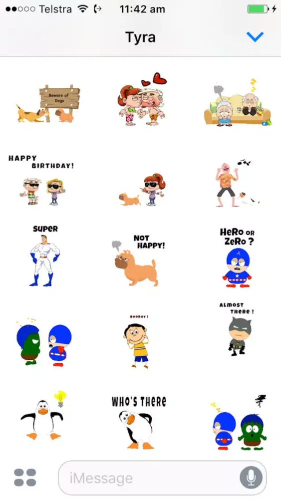 Captures d'écran de Best Friends Stickers