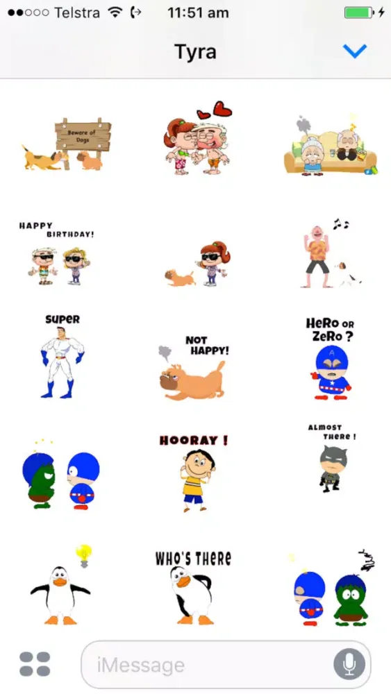 Captures d'écran de Best Friends Stickers