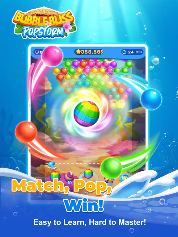 Ảnh chụp màn hình của Bubble Bliss: Pop Storm iPad 