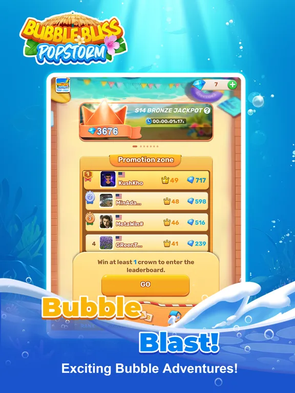 Ảnh chụp màn hình của Bubble Bliss: Pop Storm iPad 