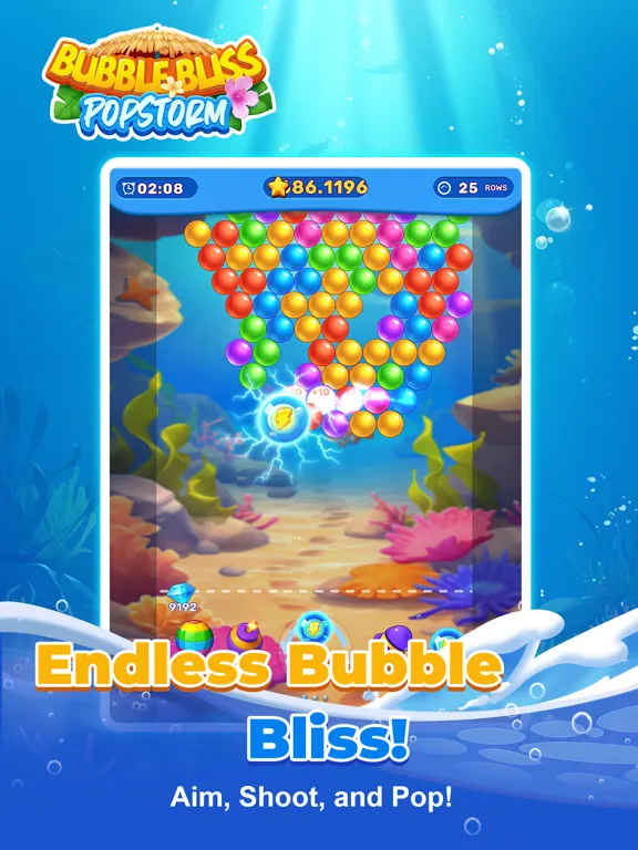 Ảnh chụp màn hình của Bubble Bliss: Pop Storm iPad 