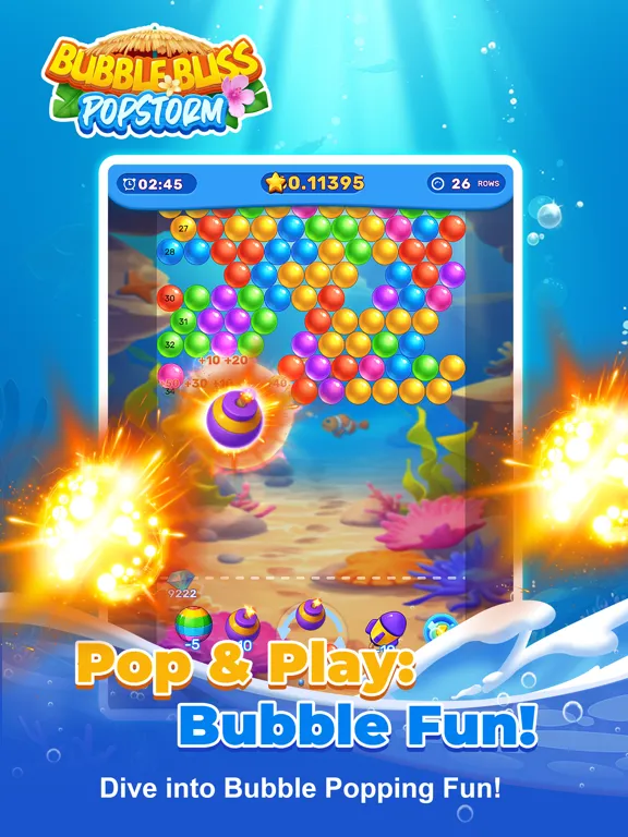 Ảnh chụp màn hình của Bubble Bliss: Pop Storm iPad 