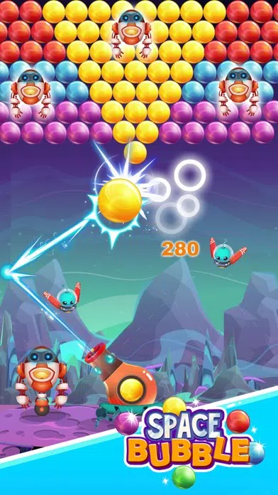 Bubble Shooter - Space স্ক্রিনশট