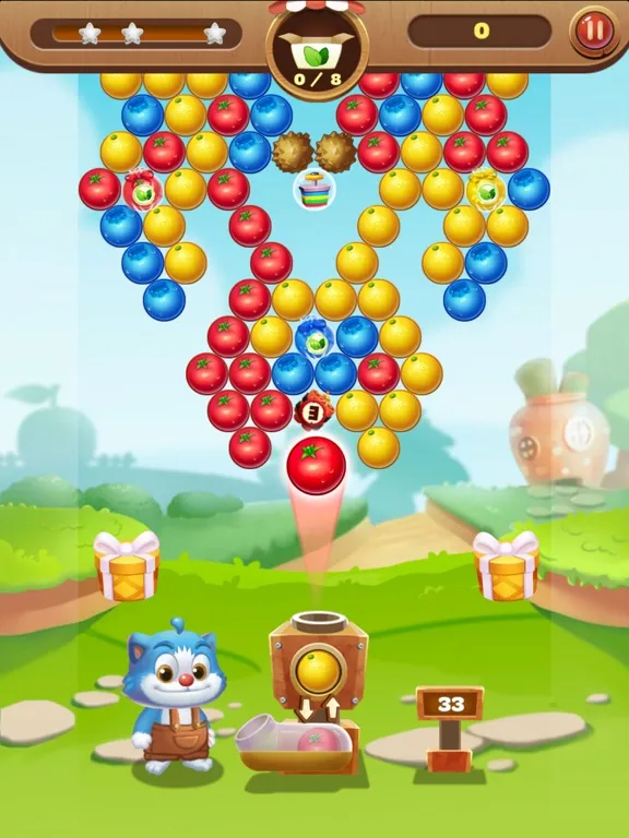 Shoot Ball Fruit Splash iPad  स्क्रीनशॉट
